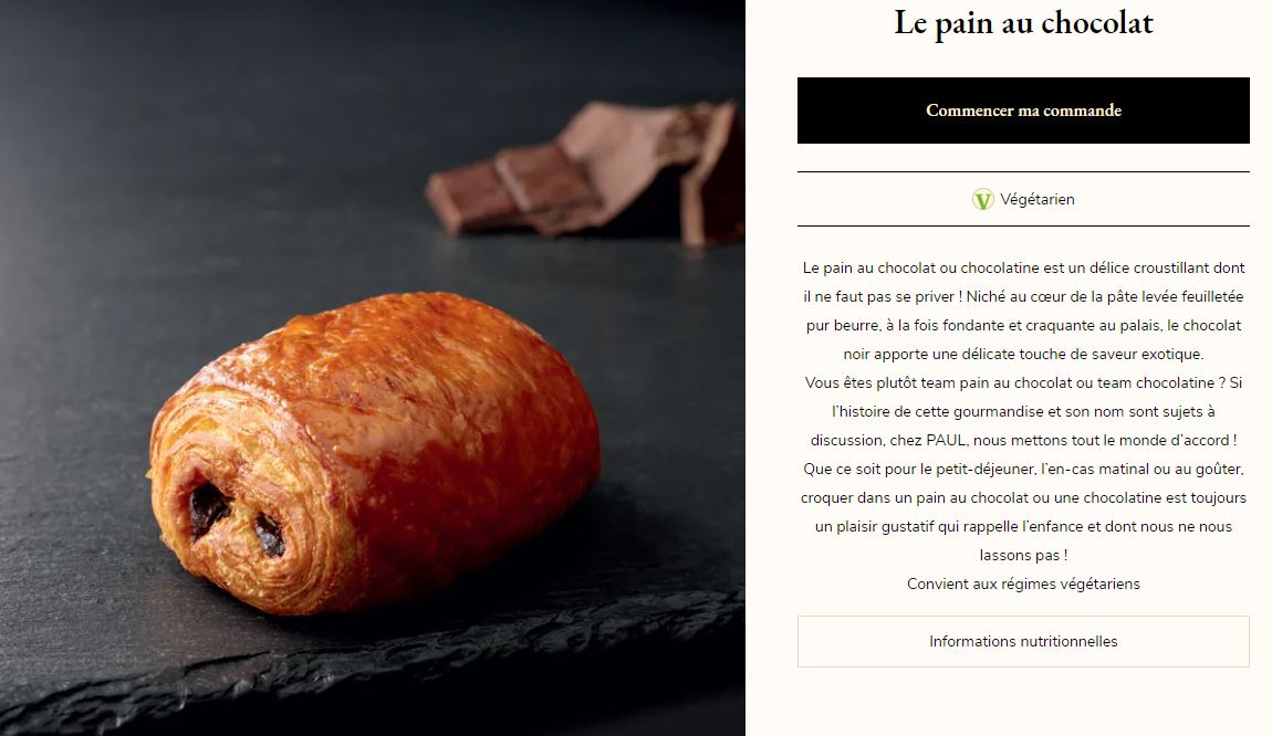 pain au chocolat ou chocolatine ? chez PAUL tout le monde est d'accord