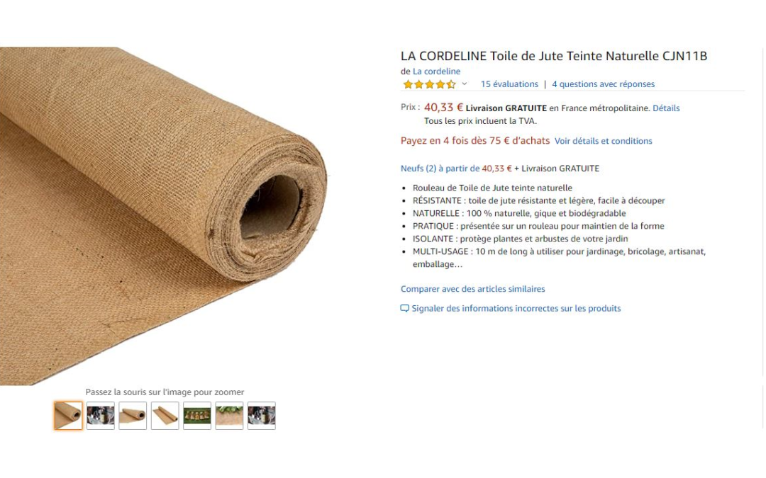 LA CORDELINE SUR AMAZON