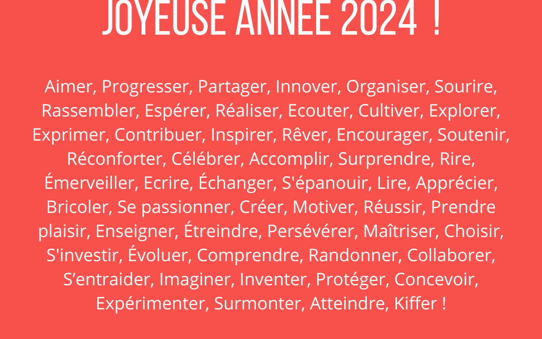 Joyeuse annee 2024 !